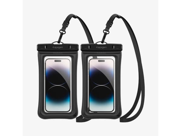 Spigen AquaShield, Fodral, Universal, 17,5 cm (6.9"), Svart, Transparent