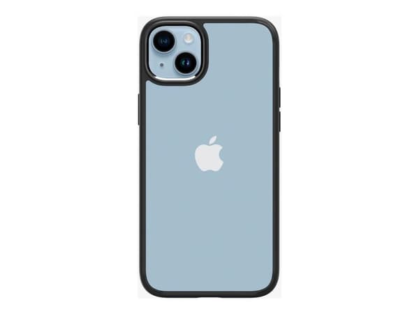 Spigen Ultra Hybrid - Baksidesskydd för mobiltelefon - polykarbonat, termoplastisk polyuretan (TPU) - mattsvart - för Apple iPhone 14 Plus