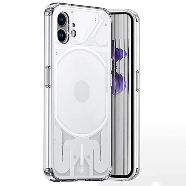 For Nothing -puhelin (1) 5G TPU+PC Anti-Drop -puhelinkotelo Iskunkestävä kristallinkirkas suojakansi