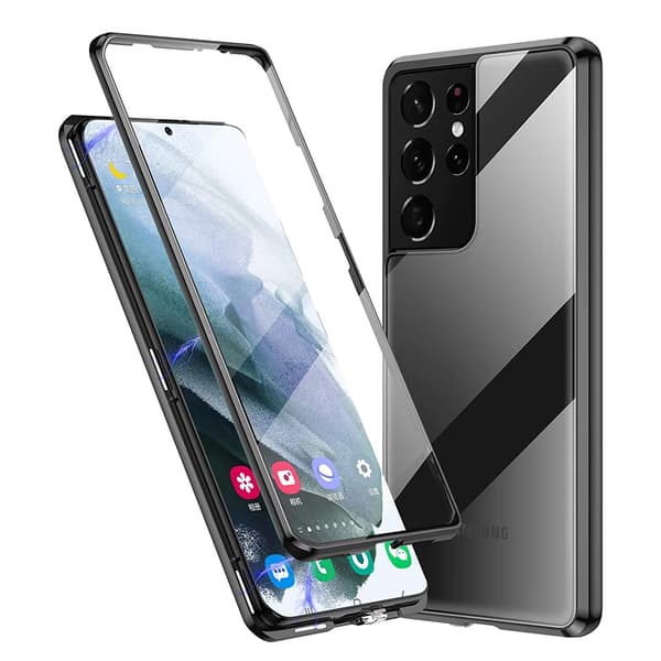 Stilsäkert Dubbelt Magentiskt Skal - Samsung Galaxy S21 Ultra