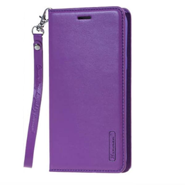 Elegant Hanman Plånboksfodral - iPhone 14 Lila