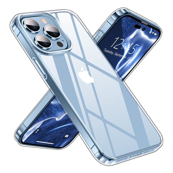 iPhone 14 Pro - Stötdämpande Tunt Leman Skal