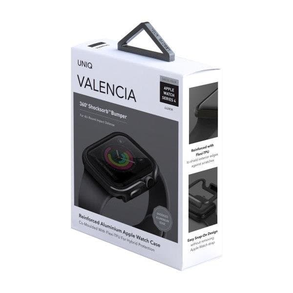 UNIQ skal Valencia Apple Watch Series 5/ 4 44MM szary/gunmetal
