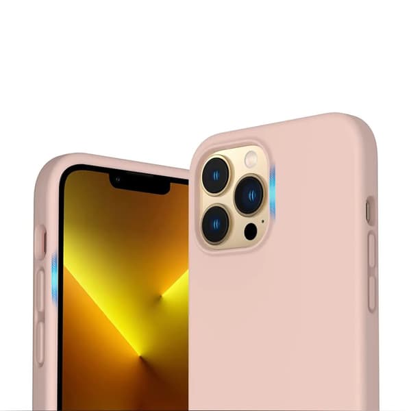 iPhone 13 Pro Max Silikonskal Rvelon - Sand Rosa