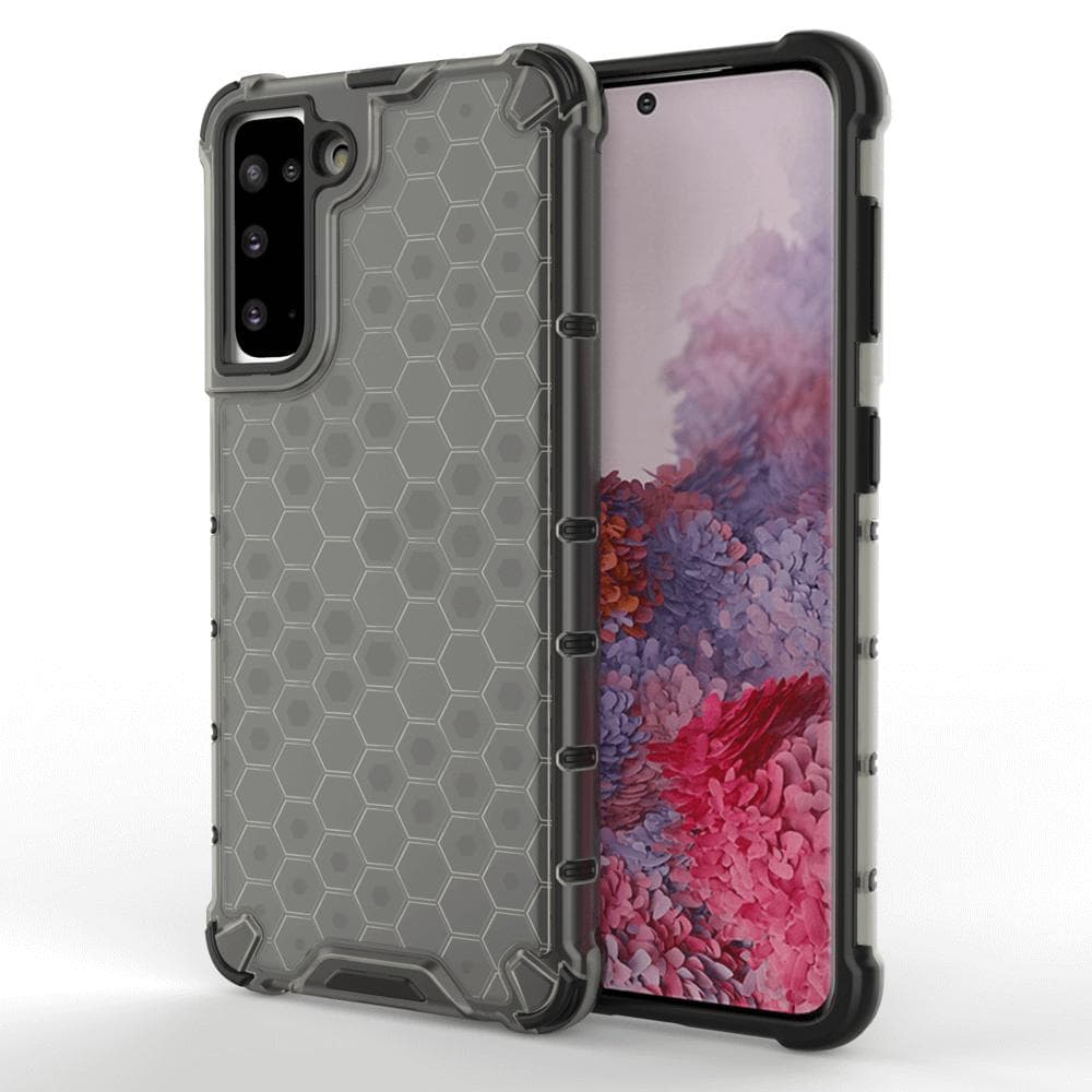 Honeycomb Armor Skal till Samsung Galaxy S21 5G - Svart