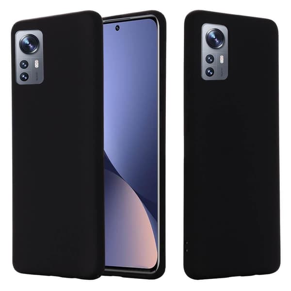 Liquid Silikon skal till Xiaomi 12 - Svart