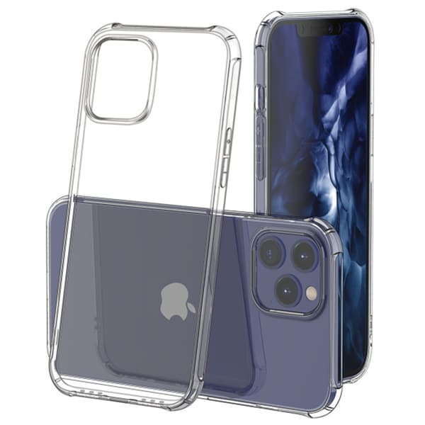iPhone 14 Pro - Stötdämpande Stilsäkert Floveme Silikonskal Genomskinlig Genomskinlig