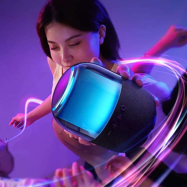 Joyroom Bluetooth 5.3 Trådlös RGB Högtalare - Svart