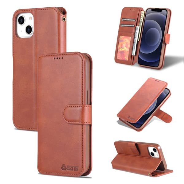 iPhone 14 Plus - Effektfullt Stilsäkert Plånboksfodral (AZNS)