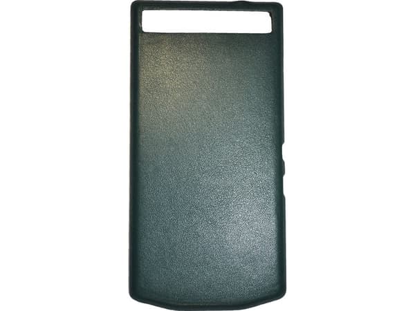 Blackberry Porsche Design Leather Battery Door Cover P9982 june bug green