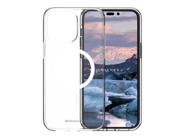 dbramante1928 Iceland Pro - Baksidedeksel for mobiltelefon - MagSafe-samsvar - 100 % resirkulert plast - blank - for Apple iPhone 14 Pro Max