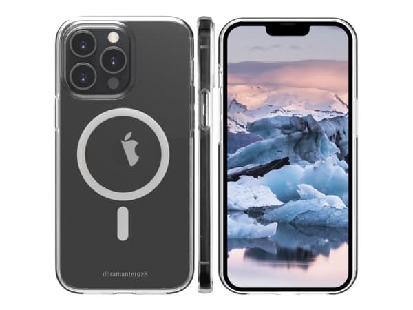dbramante1928 Iceland Pro - Baksidedeksel for mobiltelefon - MagSafe-samsvar - 100 % resirkulert plast - blank - for Apple iPhone 14 Pro Max