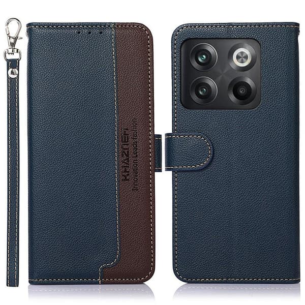KHAZNEH puhelimen kansi OnePlus 10T/Ace Pro - sininen/ruskea