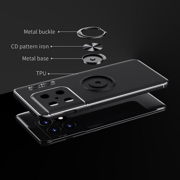 OnePlus 10 Pro 5G deksel med fingerring og innebygd plate