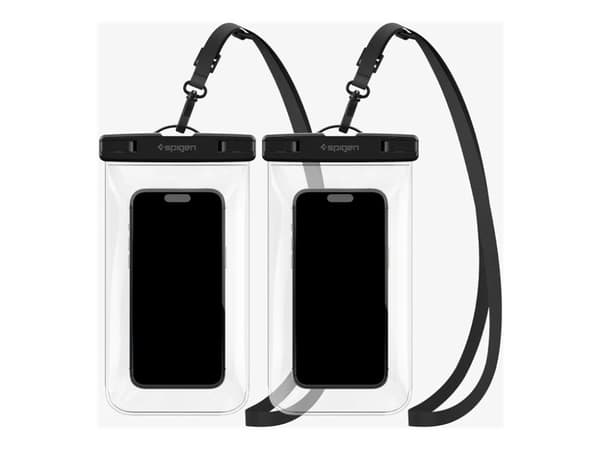 Spigen A601, Pussi, Mikä tahansa tuotemerkki, 17,3 cm (6.8"), Läpinäkyvä