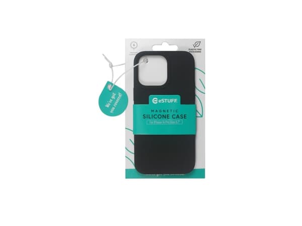eSTUFF Dublin - Baksidedeksel for mobiltelefon - magnetisk - MagSafe-samsvar - silikon - for Apple iPhone 14 Pro Max