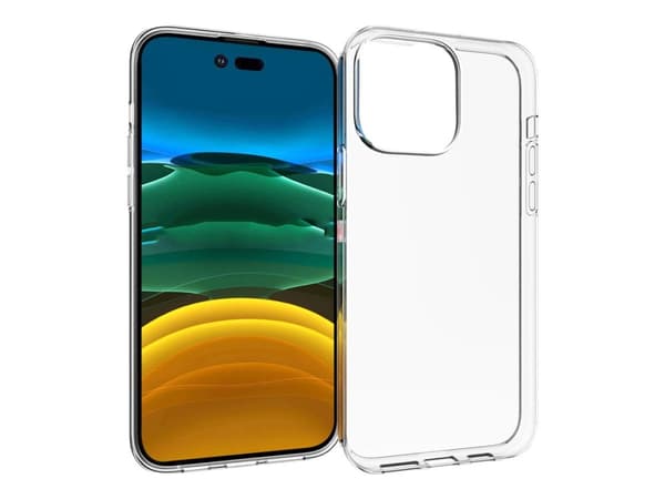 eSTUFF London - Baksidedeksel for mobiltelefon - termoplast-polyuretan (TPU) - blank - for Apple iPhone 14 Pro Max