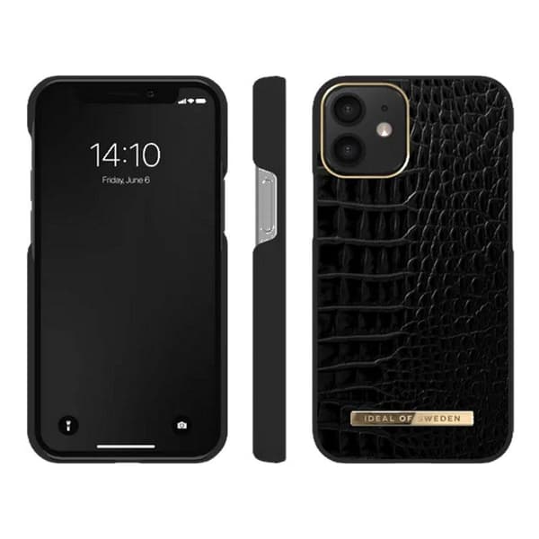 iDeal Mobilskal iPhone 12 Mini - Neo Noir Croco