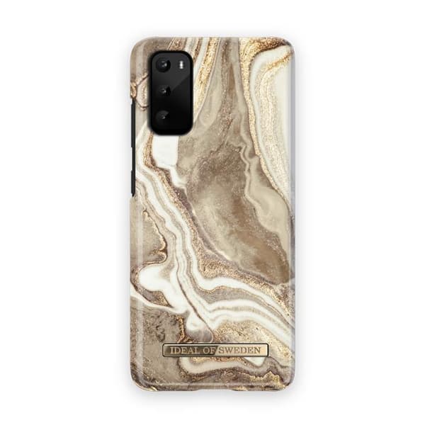 Galaxy S20 Golden Sand Marble | iDeal of Sweden Mobilskal