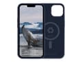 Miniatyrbilde 5 av 5: dbramante1928 Monaco - Baksidedeksel for mobiltelefon - MagSafe-samsvar - silikon, resirkulert plast - asurblå - for Apple iPhone 14