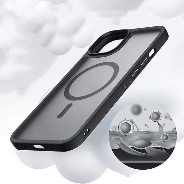 Tech-Protect iPhone 14 Magsafe Skal - Svart/Clear