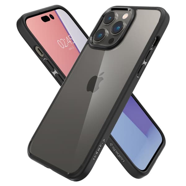 Spigen iPhone 14 Pro Skal Ultra Hybrid - Matte Svart