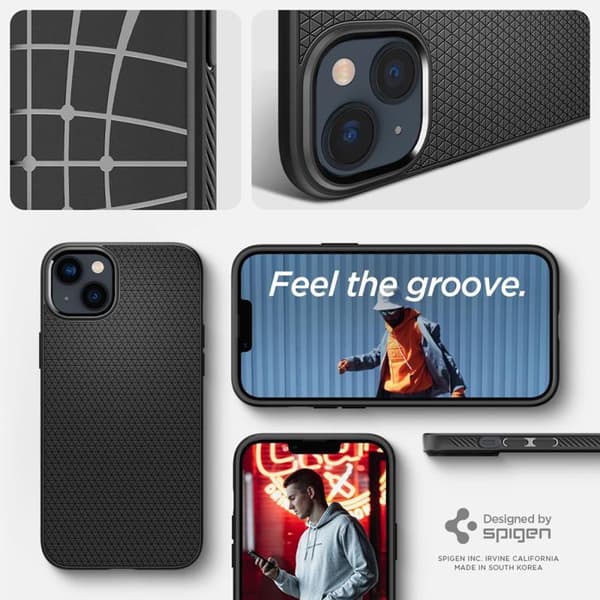 Spigen iPhone 14 Pro Max Skal Liquid Air - Matte Svart