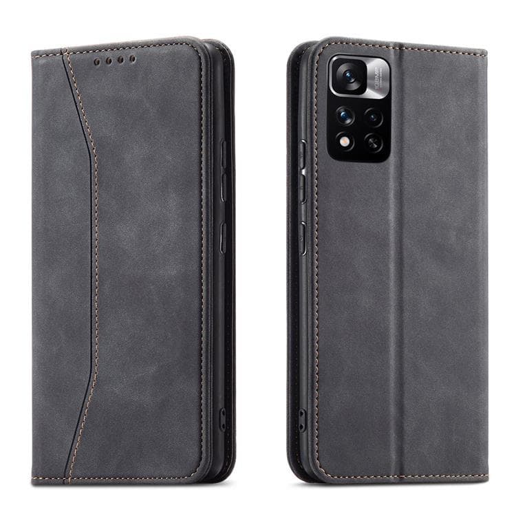 Xiaomi Redmi Note 11/11S Plånboksfodral Magnet Fancy - Svart