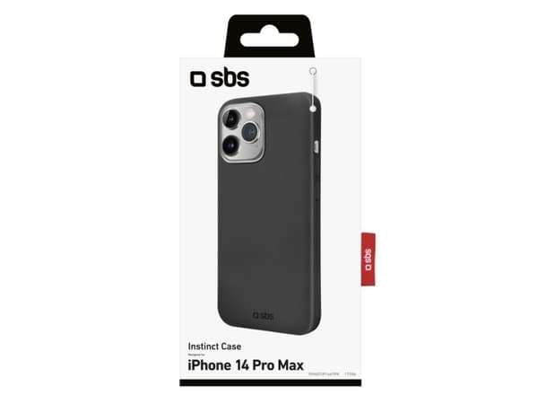SBS TEINSTIP1467PK, Suojus, Apple, iPhone 14 Pro Max, 17 cm (6.7"), Musta