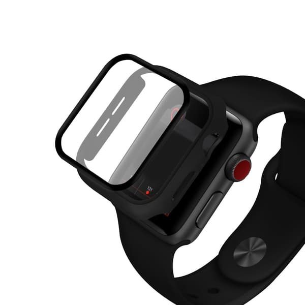 Apple Watch 7 (45mm) 2-i-1 Skal + Härdat glas - Svart