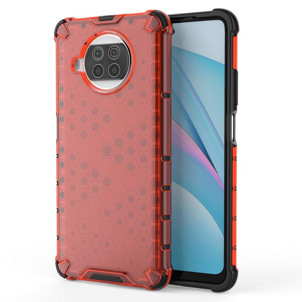 Honeycomb Armor Skal till Xiaomi Mi 10T Lite - Röd