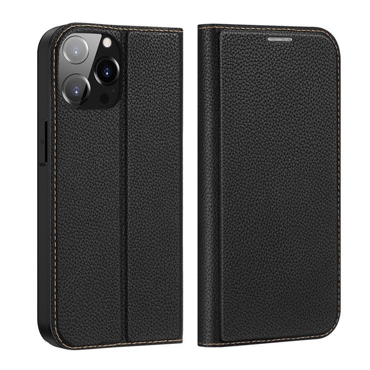 Dux Ducis iPhone 14 Pro Plånboksfodral Skin X2 - Svart