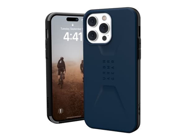 Urban Armor Gear Civilian, suojus, Apple, iPhone 14 Pro Max, 17 cm (6.7"), Blå