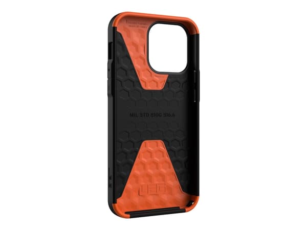 Urban Armor Gear Civilian, Suojus, Apple, iPhone 14 Pro Max, 17 cm (6.7"), Musta