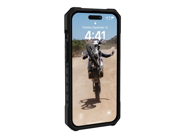 UAG Rugged Case for iPhone 14 Pro [6.1-in] - Pathfinder for MagSafe Black - Baksidedeksel for mobiltelefon - robust - MagSafe-samsvar - termoplast-po