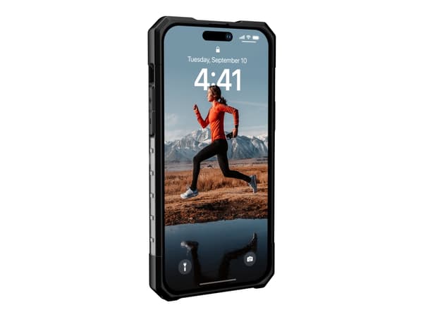 UAG Rugged Case for iPhone 14 Pro Max [6.7-in] - Plasma Ash - Baksidedeksel for mobiltelefon - polykarbonat, termoplast-polyuretan (TPU) - aske - 6.7