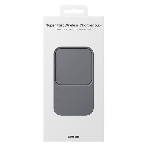 Samsung Duo Trådlös Laddare 15W QC - Svart
