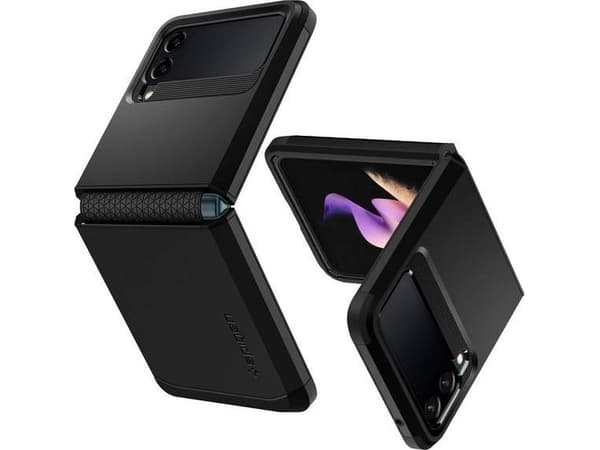 Spigen Tough Armor, suojakuori, Samsung, Galaxy Z Flip 3, 17 cm (6.7"), Lajittelu