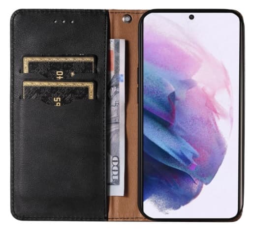 Samsung Galaxy A13 5G Fodral Svart Lyx med Handledsrem
