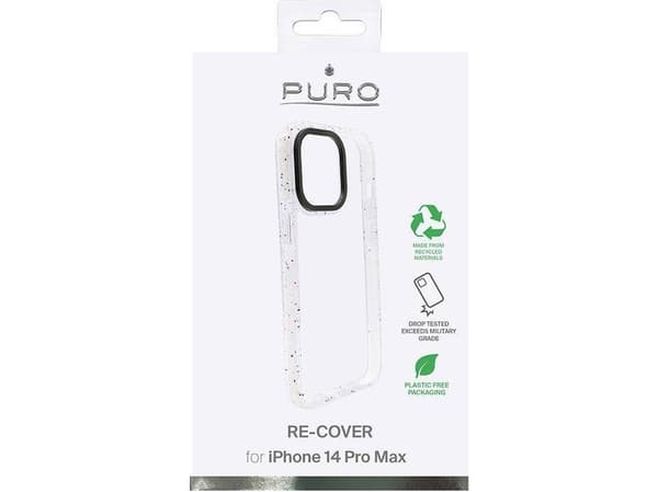 PURO IPC14P67RECOVERWHI, Etui, Apple, iPhone 14 Pro Max, 17 cm (6.7"), Gjennomsiktig