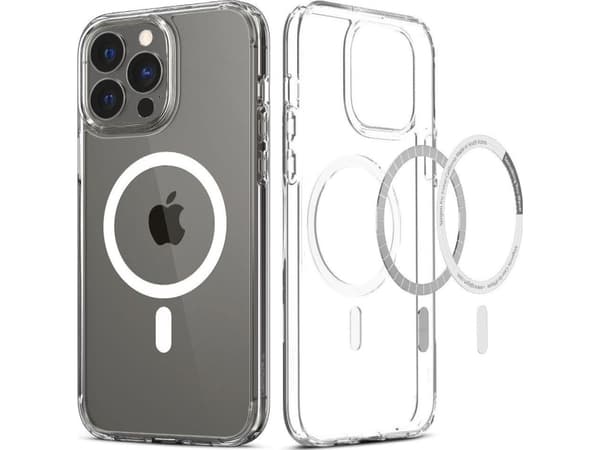 Spigen ACS03267, Omslag, Apple, iPhone 13 Pro, 15,5 cm (6.1"), Transparent, Vit
