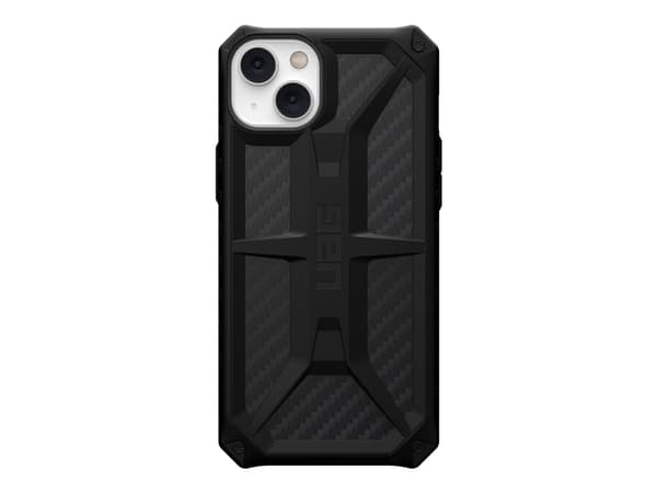 UAG Rugged Case for iPhone 14 Plus [6.7-in] - Monarch Carbon Fiber - Baksidedeksel for mobiltelefon - robust - polykarbonat, gummi, topplærstruktur,