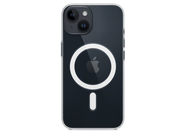 Apple - Baksidesskydd för mobiltelefon - med MagSafe - polykarbonat - klar - för iPhone 14