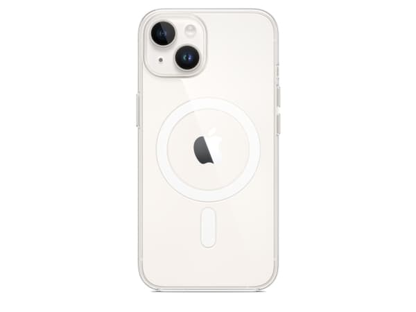 Apple - Baksidesskydd för mobiltelefon - med MagSafe - polykarbonat - klar - för iPhone 14
