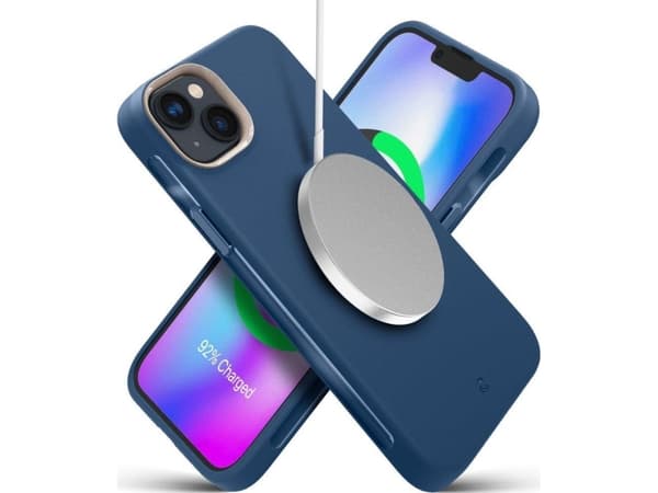 Spigen ACS04944, Omslag, Apple, iPhone 14 Plus, 17 cm (6.7"), Blå