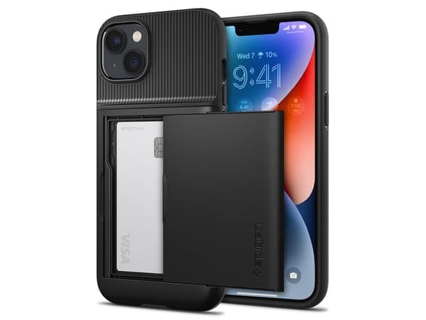 Spigen ACS04911, Omslag, Apple, iPhone 14 Plus, 17 cm (6.7"), Svart