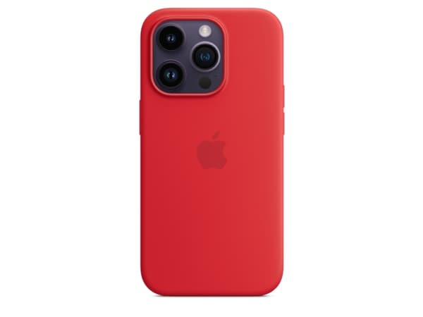 Apple - (PRODUCT) RED - baksidedeksel for mobiltelefon - med MagSafe - silikon - rød - for iPhone 14 Pro