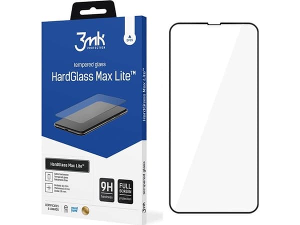 3MK 3mk Szkło hartowane HardGlass Max Lite do Apple iPhone 13 Pro Black