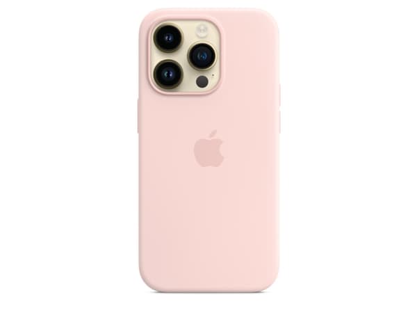 Apple - Baksidedeksel for mobiltelefon - med MagSafe - silikon - krittrosa - for iPhone 14 Pro