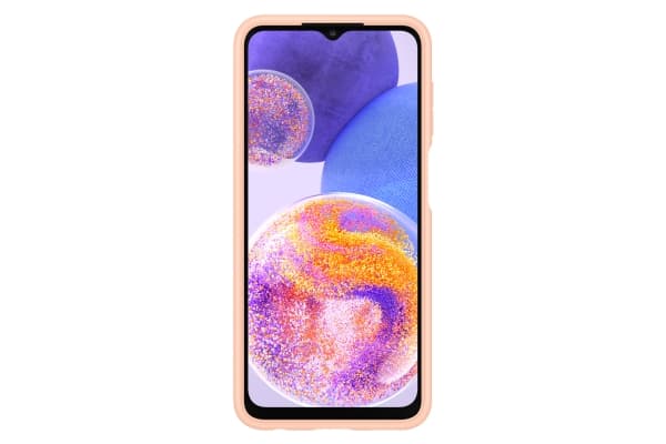 Samsung EF-OA235 - Baksidedeksel for mobiltelefon - termoplast-polyuretan (TPU) - fersken - for Galaxy A23, A23 5G